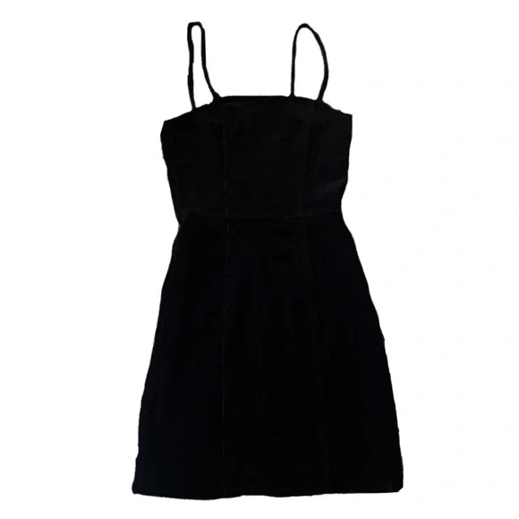 spaghetti strap short black dress Black Sequin Spaghetti Strap Homecoming Dresses Sparkly Cheap Graduati –  vigocouture main image 0